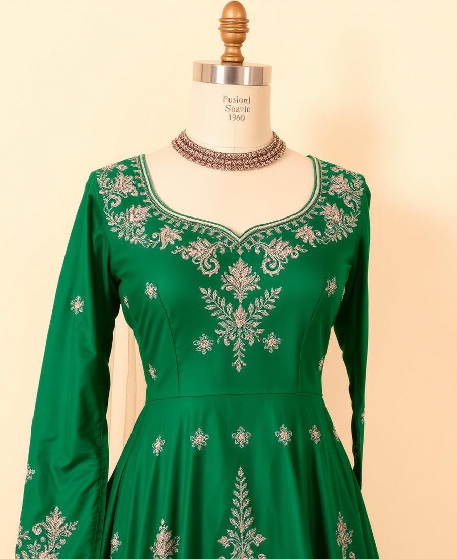 Emerald Anarkali