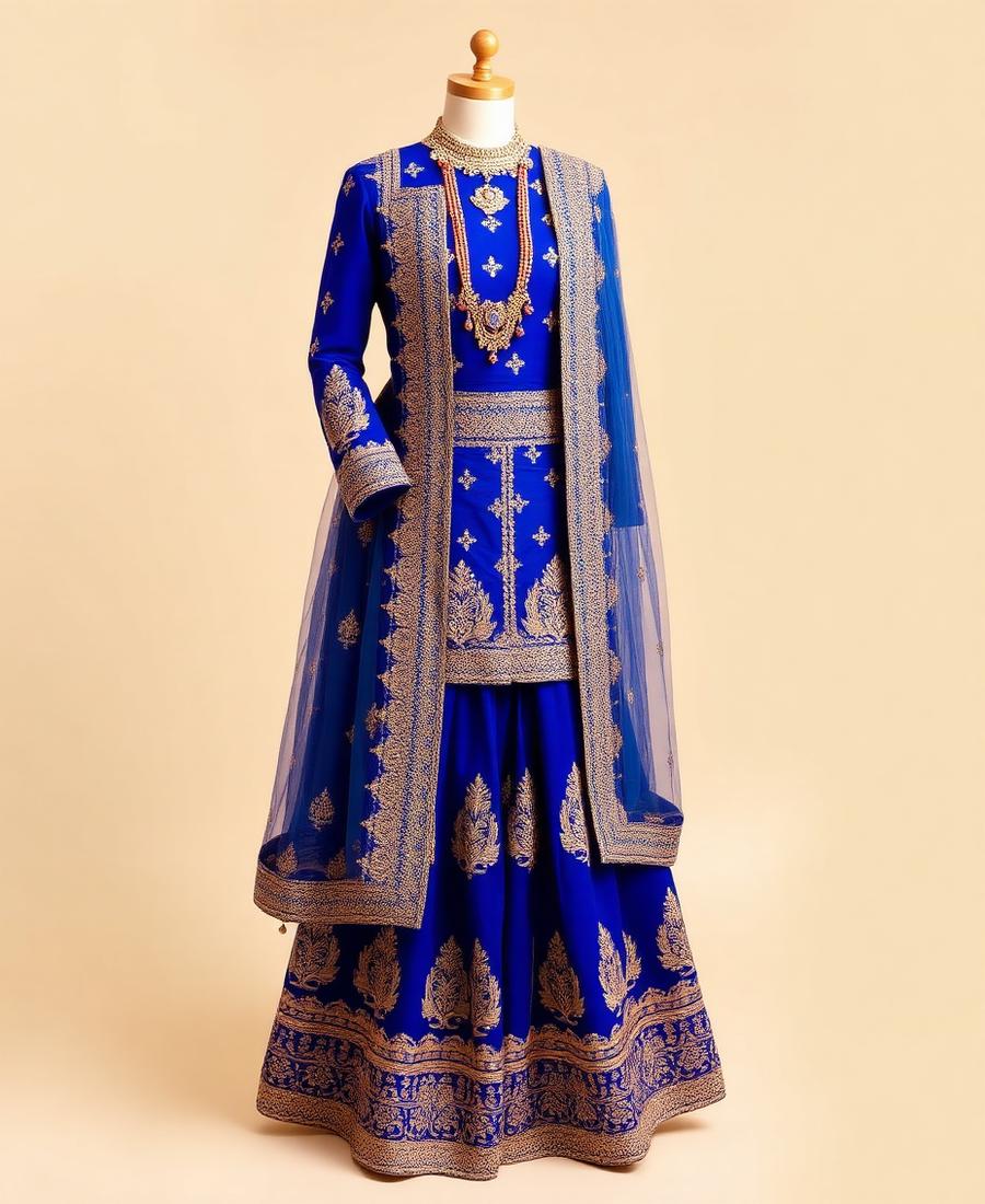Royal Blue Sharara