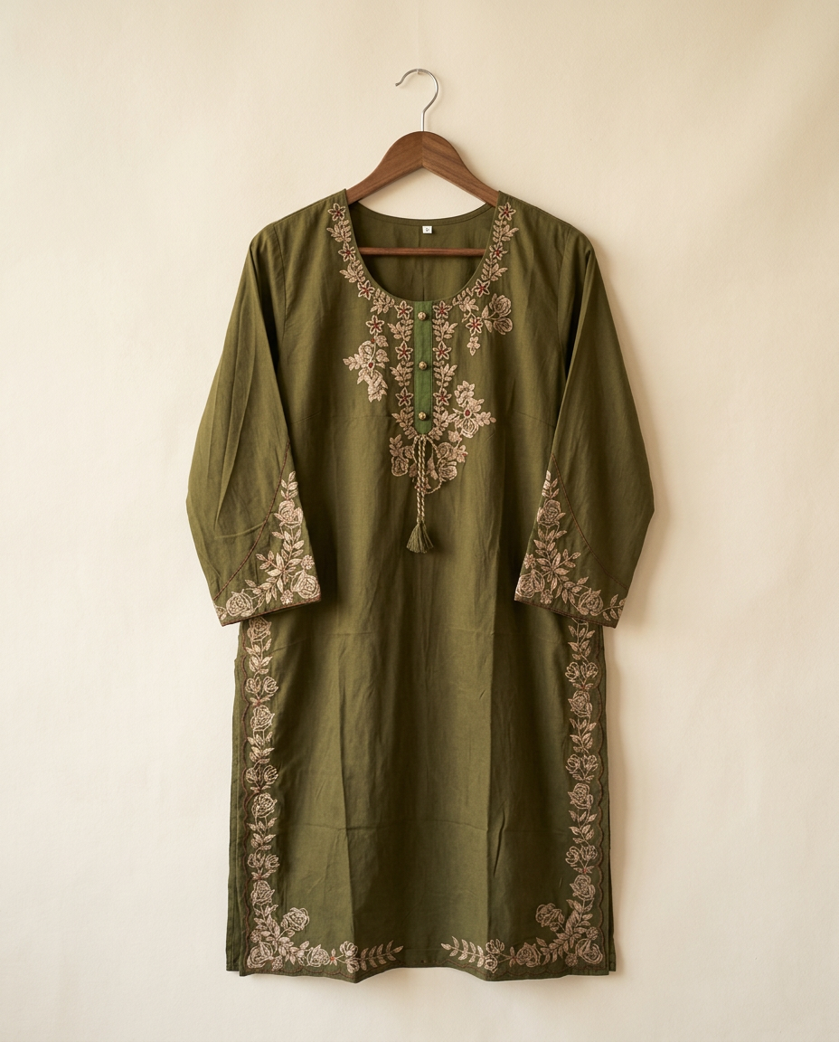 Olive Rose Kurta